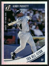 2018 Donruss Kirby Puckett #142 Career Stat Line /207 Minnesota Twins