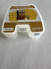 Myobrace for braces Stage 1 B1 ortho silicone trainer appliance Medium Clear MRC