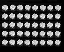 40 Pack 4.5 cm Small Plastic Containers with Lids,Clear Plastic Beads Storage...