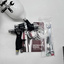 For Devilbiss GTI PRO LITE 1.3mm TE20 Black Tool Pistol Spray Gun Paint Cars New