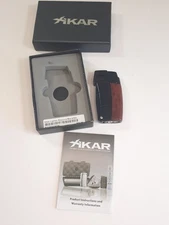 Xikar Resource Lighter Black With G2 Trim Box & Manual