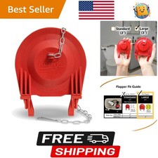 Korky 3060BP Universal Toilet Flapper - Reliable 3-Inch Red Valve - Made in USA