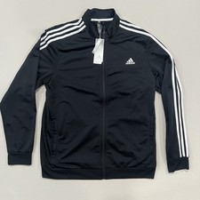 ADIDAS Men  s Essentials Warm-Up 3 Stripes Track Jacket Sz XL New With Tags 