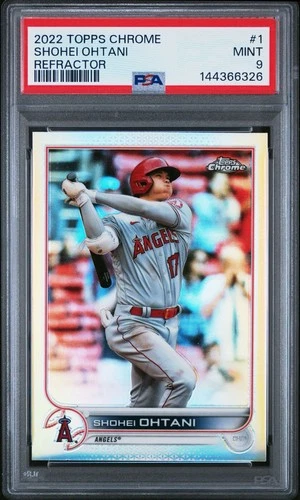 2022 Topps Chrome - Shohei Ohtani #1 Refractor PSA 9 Mint
