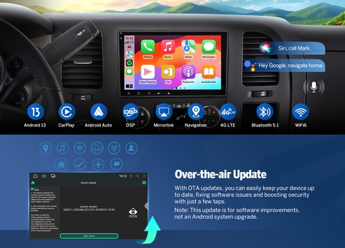 CAM+DVR+Android 13 8Core 6+64 8"Car Stereo GPS DSP For Chevy Silverado GMC Yukon - Picture 6 of 24