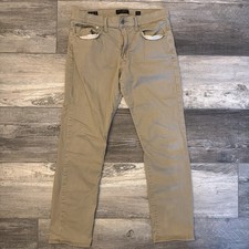 Lucky Brand Pants 121 Slim Fit Mens 32 X 30 Khaki Stretch Chino