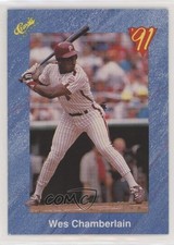 1991 Classic Update Blue Travel Edition Wes Chamberlain #T80 2e7