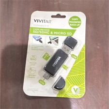 Vivitar USB OTG Card Reader SD SDHC MicroSD Universal VIV-CR-46N