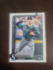 2025 Topps Series 1 - Bryan Woo #327. Mariners