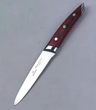 BREWIN Chefislosophi 5" UTILITY Knife, PAKKAWOOD Handle, Stainless Steel Blade