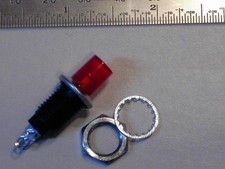 Linrose B461181 Incandescent2V Red Indicator Light W/TERM Bulb