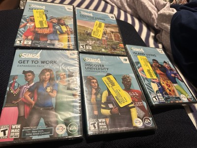 The Sims 4 PC Lot of 5 Brand New Expansion Packs