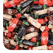 Taffy Candy Mix - 2 lb Bag (150 Count) - Assorted Caramels & Chews