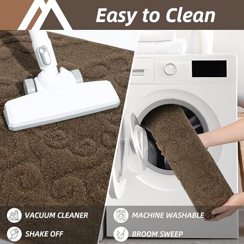 -Door-Mat-Non-Slip-Entryway-Rug 20”x32” Absorbent Welcome Mats Washable Boho