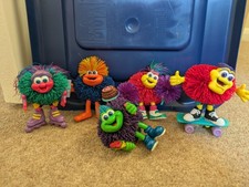 Vintage 90s Kooshling Koosh Ball Figures