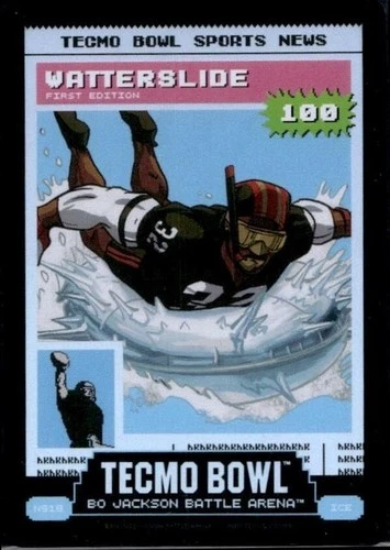 2026 Bo Jackson Battle Arena Tecmo Bowl Watterslide First News Battlefoil #N519