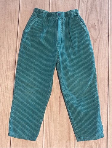 Vintage Gymboree 90s Corduroy Pleat Front Pants Size XXL Rainbow Tag Teal - Picture 1 of 8