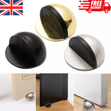 Door Stop Floor Wall Oval Stopper Stick-on Self Adhesive Buffer Stopper Rubber