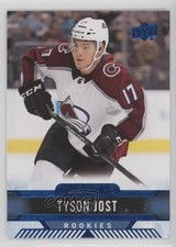 2017-18 Upper Deck Overtime Rookies Blue Foil Tyson Jost #105 xp6