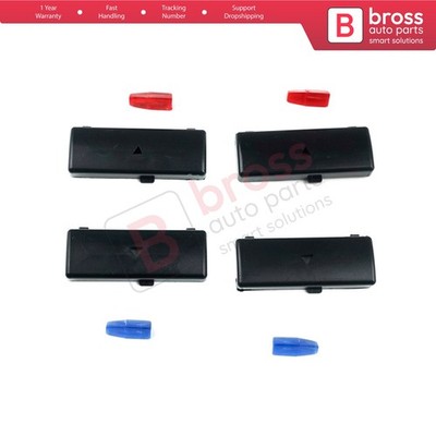 4 Stück Klima Klimabedienteil Up Down Button Abdeckungen für BMW X5 E53 E39