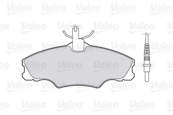 Kit de plaquettes de frein VALEO 301068 frein à disque avant PEUGEOT 406 Break