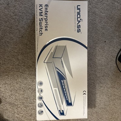 AU SELLER UNICLASS Prima-T8 USB/PS2/VGA 8-port PRIMA-8 KVM-Switch w/ OSD -TESTED