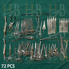 Set of 72 Pcs Plastic Surgery Surgical instruments kit