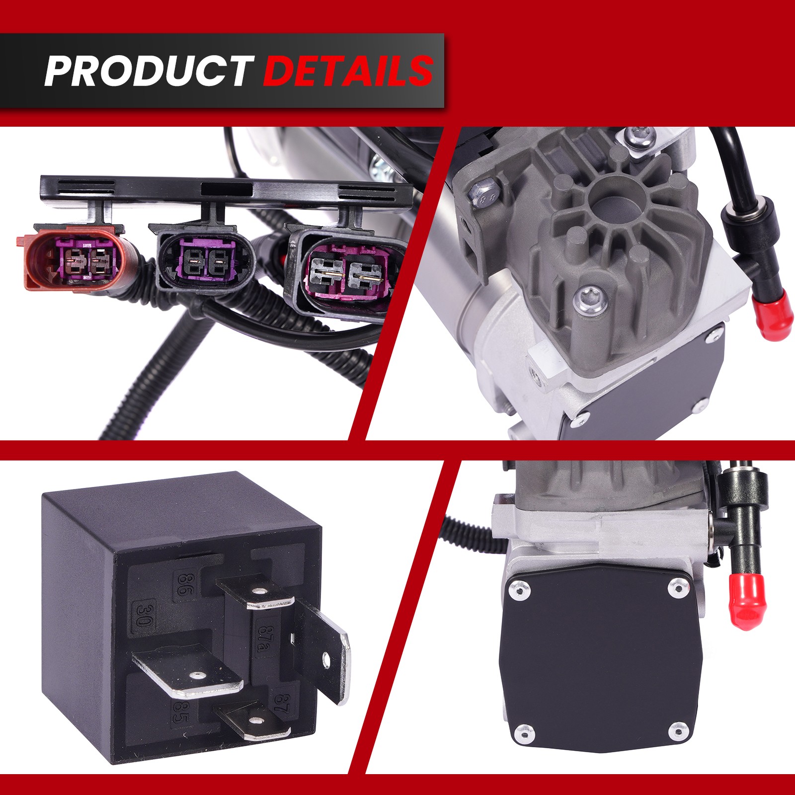 Air Suspension Compressor for Bentley Continental Flying Spur VW Phaeton
