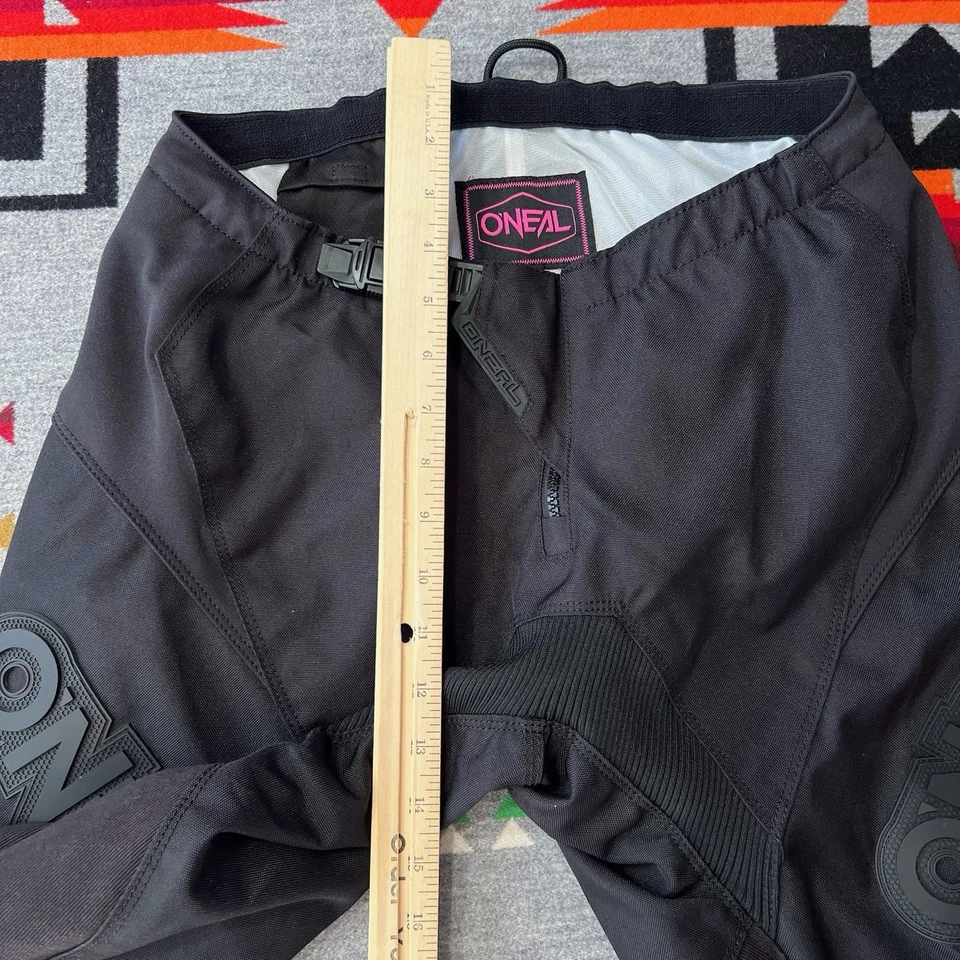 Oneal женщин элемент езды брюки мотокросса грязи велосипед размер 7/8 черный логотип D4 - Изображение 4 из 4
