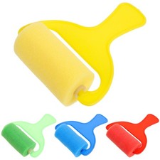 4 Pcs Kids Sponge Paint Rollers Brayers Painting Rolls Set Art Tools