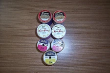 8 Vintage Wooden Spools Cotton Sewing Thread Talon Conso Coats