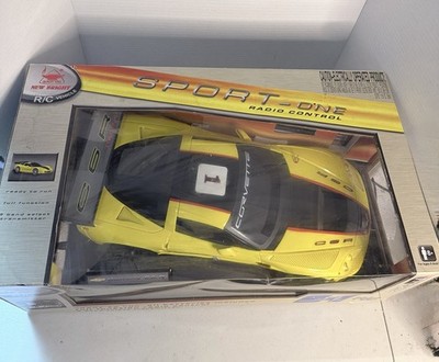 HUGE New Bright SPORT-one Radio Control Corvette C6.R NIP 1:8