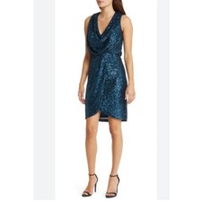 ELIZA J Sequin Mini Cocktail Dress Size 10 NWT