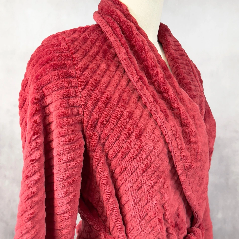 Soft Surroundings Women Robe Medium Cozy Plush Lounge Sleepwear Loungewear - Image 3 of 4