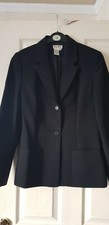 Bcbg Women’s Black Jacket 2 Button Style. Size Us 8/uk 10
