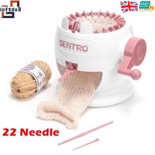 22 Needle Knitting Machines Round Hand Weaving Loom DIY Scarf Hat Kids Toy