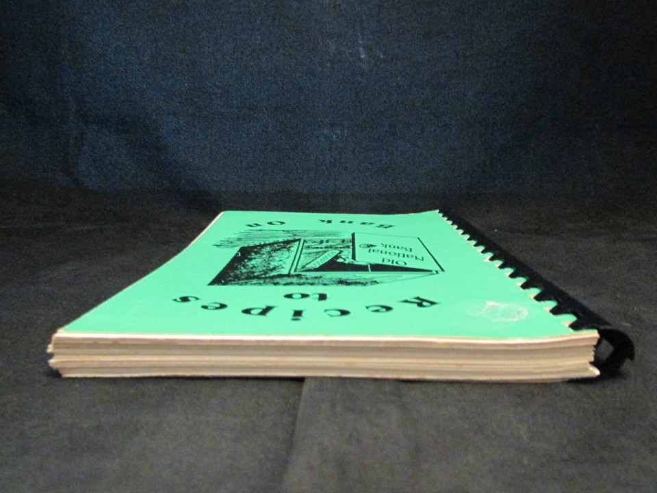 Recipes to Bank On Cookbook Old National Bank Vintage 1992 eBay