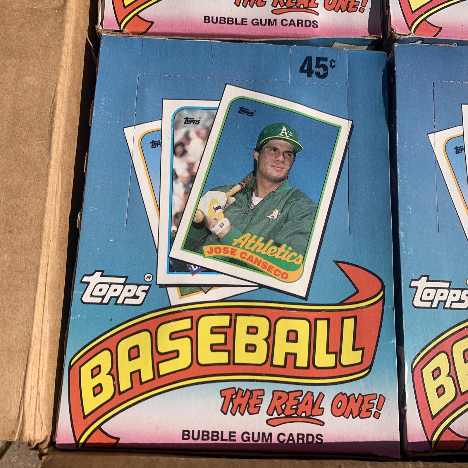 1989 TOPPS BASEBALL CARDS UNOPENED WAX PACK BOX (36 PACKS) Sealed Case