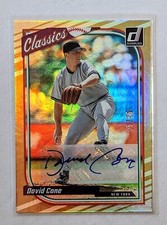 2023 Donruss David Cone Classics Gold Foil Auto /25 #CA-DC New York Yankees