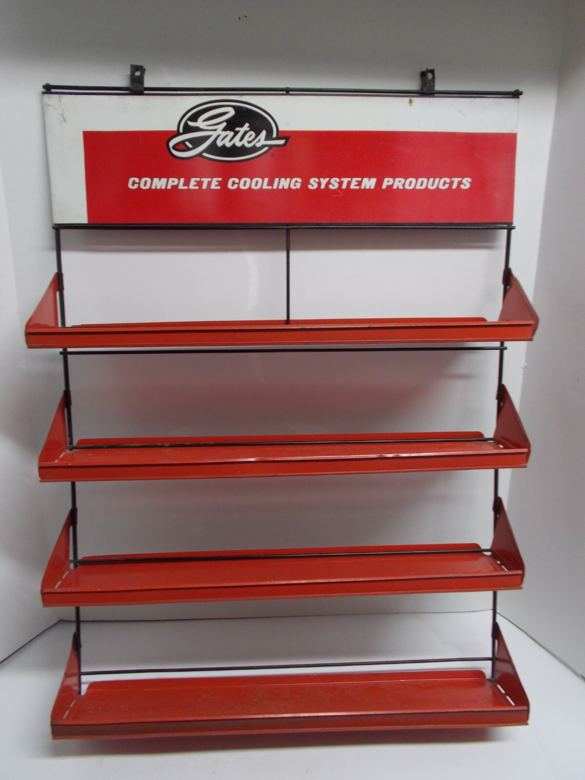 Vintage GATES Automotive Cooling System Products Wall Display w/ 4