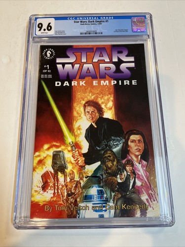 Star Wars Dark Empire (1991) # 1 (CGC 9.6 WP) 1st Dark Horse Star wars