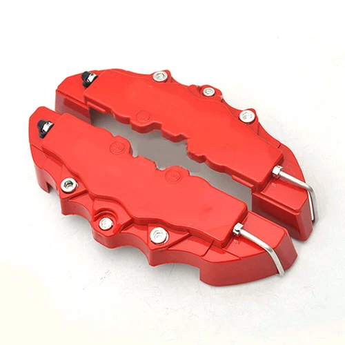 4PCS 3D Style Red M+L Car Disc Brake Caliper Cover Front & Rear Accessories Kits - Picture 13 of 22