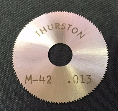 Thurston Jewelry 1-1/4 x 0.013 x 5/16 100T Slitting Slotting