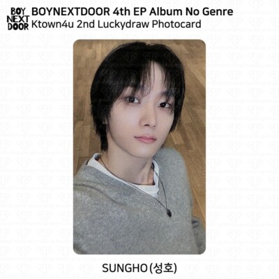 BOYNEXTDOOR 4th EP NO GENRE Ktown4u 2nd Luckydraw Photocard KPOP K