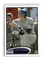 2012 Topps - #219b - Jordan Pacheco RC - Colorado Rockies
