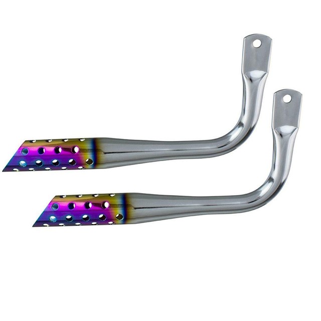 NEON Lowrider Bike PIPE MUFFLER Oblique w/ Holes Bicycles eBay