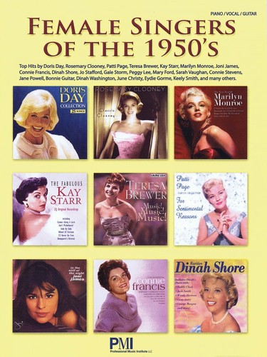 Female Singers of the 1950s Sheet Music Piano Vocal Guitar Songbook 000001410
