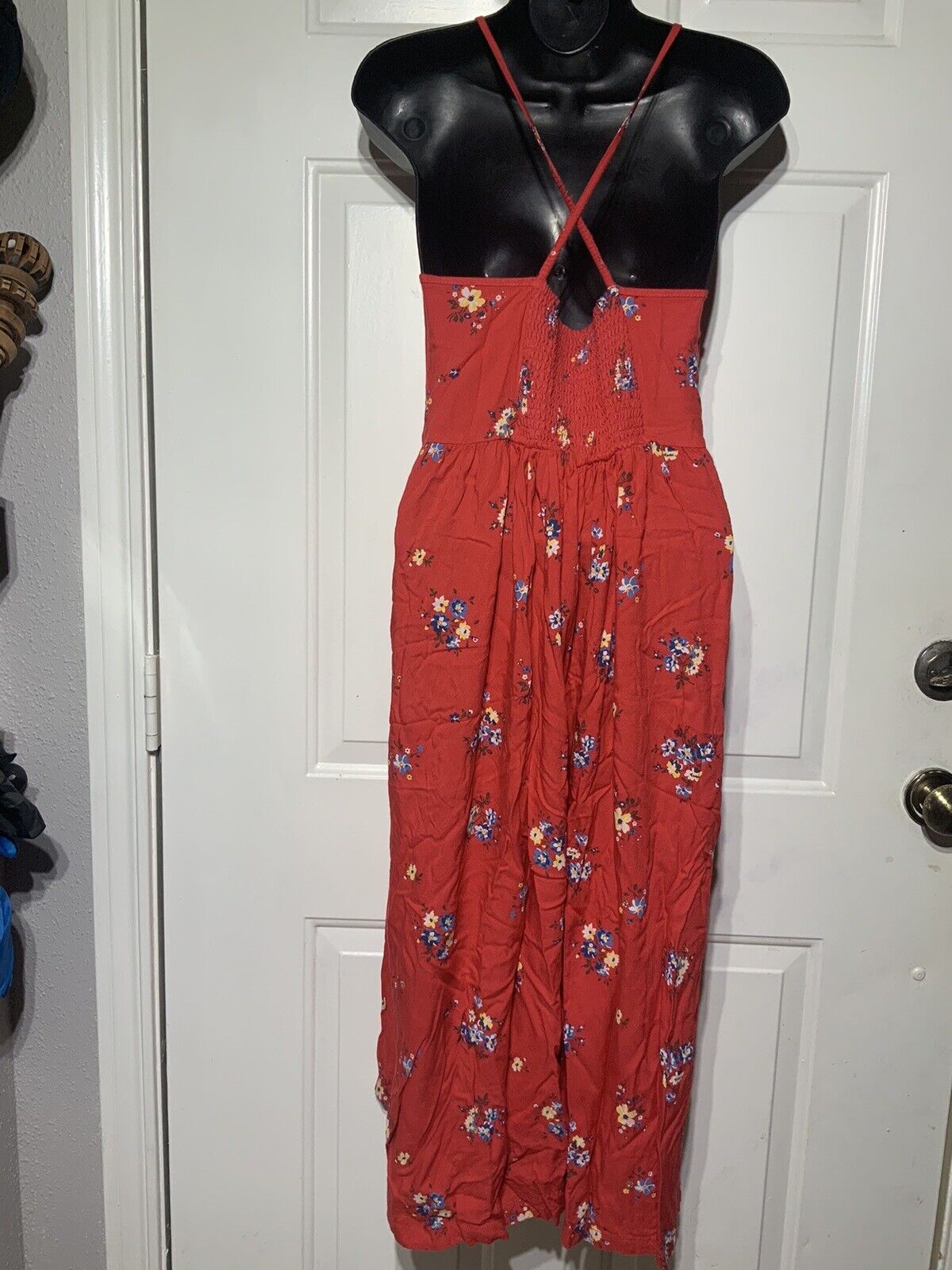 NORDSTROM 14/16 Junior (XL) Sleeveless  Red Floral - image 2