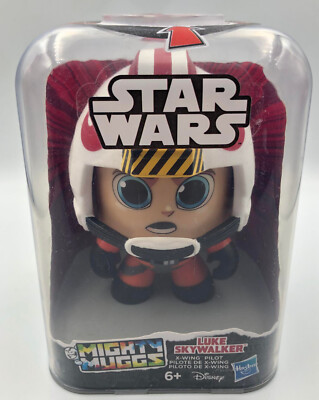 Star Wars Mighty Muggs Luke Skywalker Figur, Hasbro Disney - wie Neu