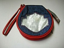 Harley-Davidson CD/DVD Holder, Denim, Holds 12, 6" x 6" x 1.75", Brand New